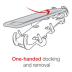 RAM-B-400-PD4U:RAM-B-400-PD4U_1:RAM® Quick-Grip™ XL Phone Mount with Small Tough-Claw™ Base - Medium