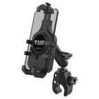 RAM-B-400-PD5U:RAM-B-400-PD5U_1:RAM® Quick-Grip™ Pro Phone Mount with Small Tough-Claw™ Base - Medium