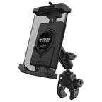 RAM-B-400-PD7U:RAM-B-400-PD7U_1:RAM® Quick-Grip™ Pro XL Phone Mount with Small Tough-Claw™ Base - Medium
