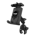 RAM-B-400-PD7U:RAM-B-400-PD7U_1:RAM® Quick-Grip™ Pro XL Phone Mount with Small Tough-Claw™ Base - Medium