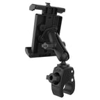 RAM-B-400-PD7U:RAM-B-400-PD7U_1:RAM® Quick-Grip™ Pro XL Phone Mount with Small Tough-Claw™ Base - Medium