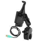 RAM-B-400-SAM9PU:RAM-B-400-SAM9PU_1:RAM® EZ-Roll'r™ Powered Tough-Claw™ Mount for Samsung XCover Pro