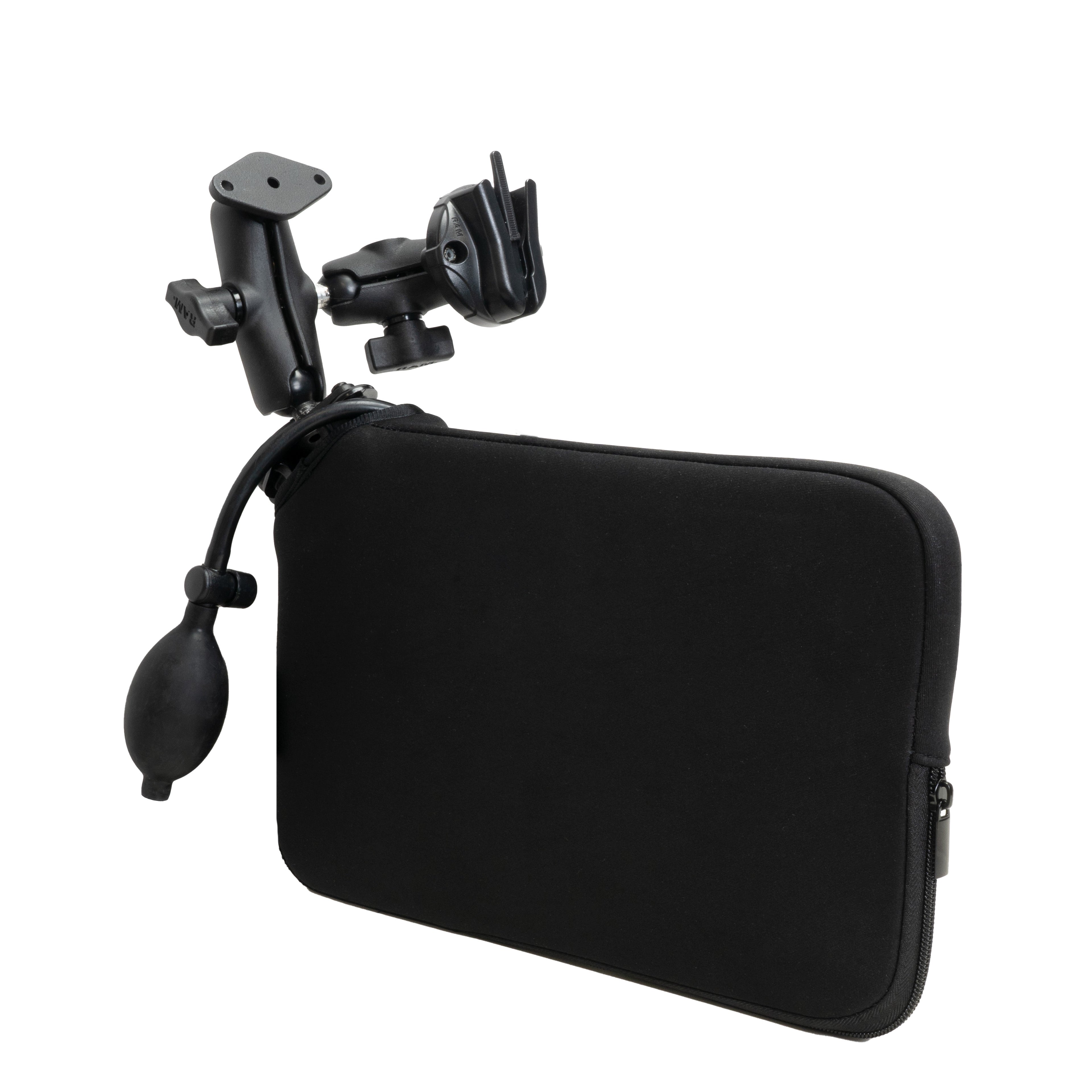 RAM-B-407-MC-KIT1:RAM-B-407-MC-KIT1_1:RAM® Tough-Wedge™ Temporary Radio + Mic Vehicle Mount Bundle