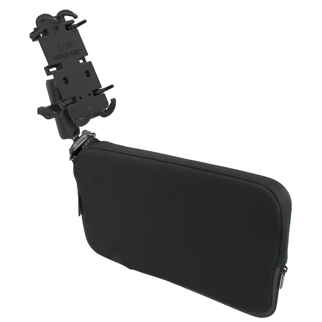 RAM-B-407-PD4U:RAM-B-407-PD4U_1:RAM® Quick-Grip™ XL Phone Mount with Tough-Wedge™ Base