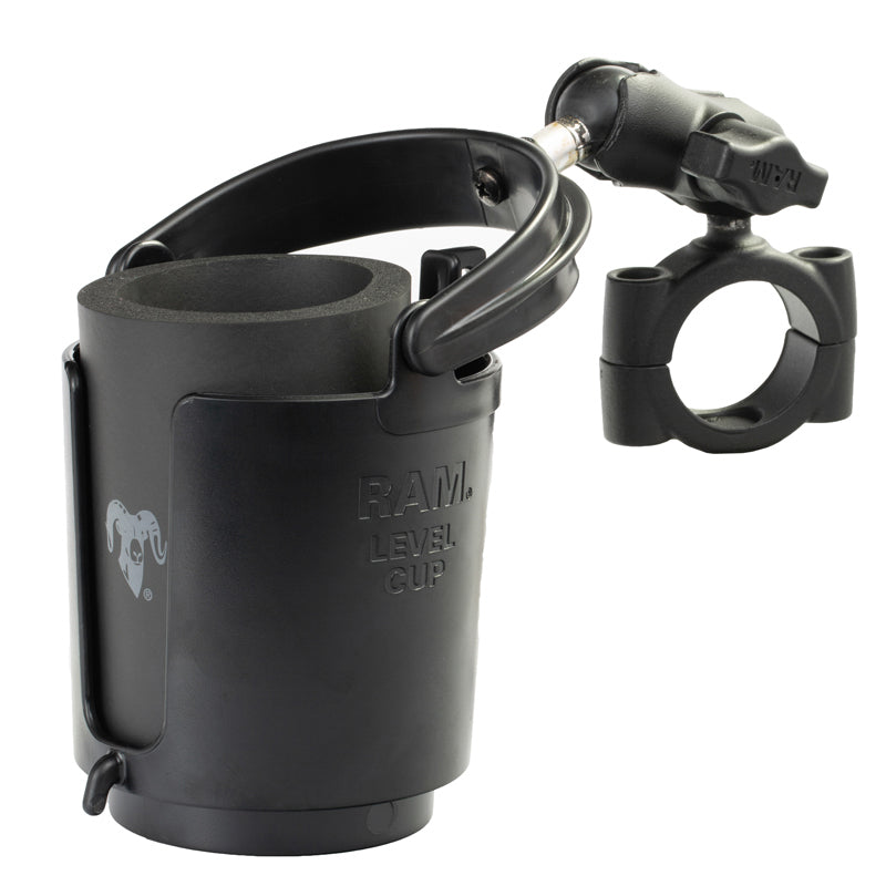 RAM-B-408-112-15-A-132U:RAM-B-408-112-15-A-132U_1:RAM® Level Cup™ 16oz Drink Holder with RAM® Torque™ Large Rail Base