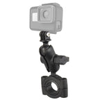 RAM-B-408-112-15-A-GOP1U:RAM-B-408-112-15-A-GOP1U_1:RAM® Torque™ Large Rail Base with Universal Action Camera Adapter