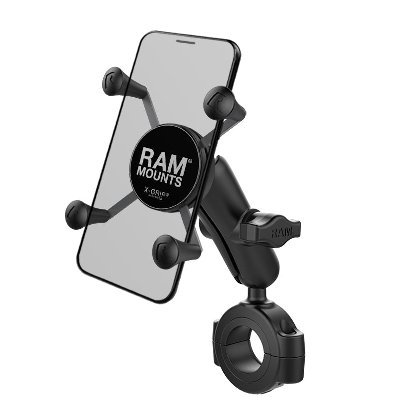 RAM-B-408-112-15-UN7U:RAM-B-408-112-15-UN7U_1:RAM® X-Grip® Phone Mount with RAM® Torque™ Large Rail Base - Medium
