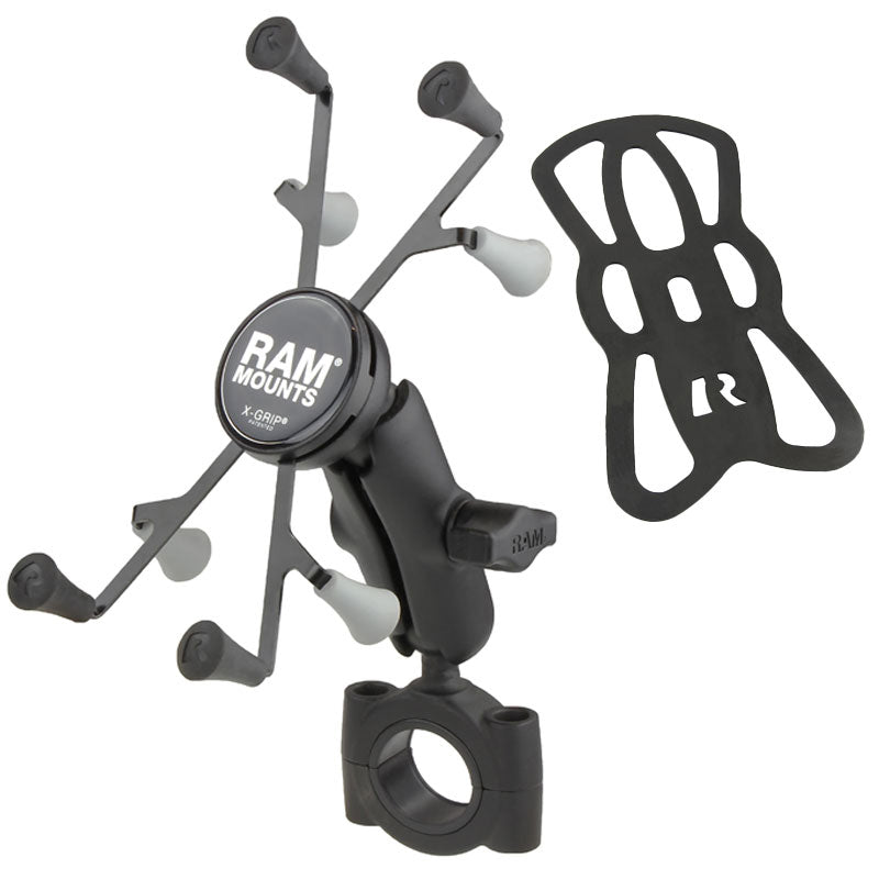 RAM-B-408-112-15-UN8U:RAM-B-408-112-15-UN8U_1:RAM® X-Grip® with RAM® Torque™ Large Rail Base for 7"-8" Tablets