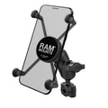 RAM-B-408-37-62-A-UN10:RAM-B-408-37-62-A-UN10_1:RAM® X-Grip® Large Phone Mount with Torque™ Small Rail Base - Short Arm