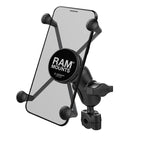 RAM-B-408-37-62-A-UN10:RAM-B-408-37-62-A-UN10_1:RAM® X-Grip® Large Phone Mount with Torque™ Small Rail Base - Short Arm