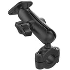 RAM-B-408-75-1-238U:RAM-B-408-75-1-238U_1:RAM® Torque™ Medium Rail Double Ball Mount with Diamond Plate