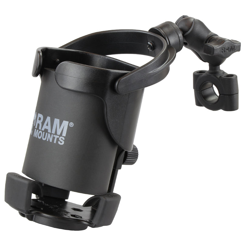 RAM-B-408-75-1-A-417U:RAM-B-408-75-1-A-417U_1:RAM® Level Cup™ XL 32oz Drink Holder with RAM® Torque™ Medium Rail Base