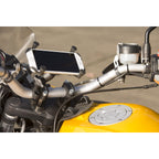 RAM-B-408-75-1-A-UN10:RAM-B-408-75-1-A-UN10_1:RAM® X-Grip® Large Phone Mount with Torque™ Medium Rail Base - Short Arm