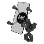 RAM-B-408-75-1-A-UN7U:RAM-B-408-75-1-A-UN7U_1:RAM® X-Grip® Phone Mount with RAM® Torque™ Medium Rail Base - Short