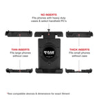 RAM-B-408-75-1-PD7U:RAM-B-408-75-1-PD7U_1:RAM® Quick-Grip™ Pro XL Phone Mount with Medium Torque™ Base - Medium