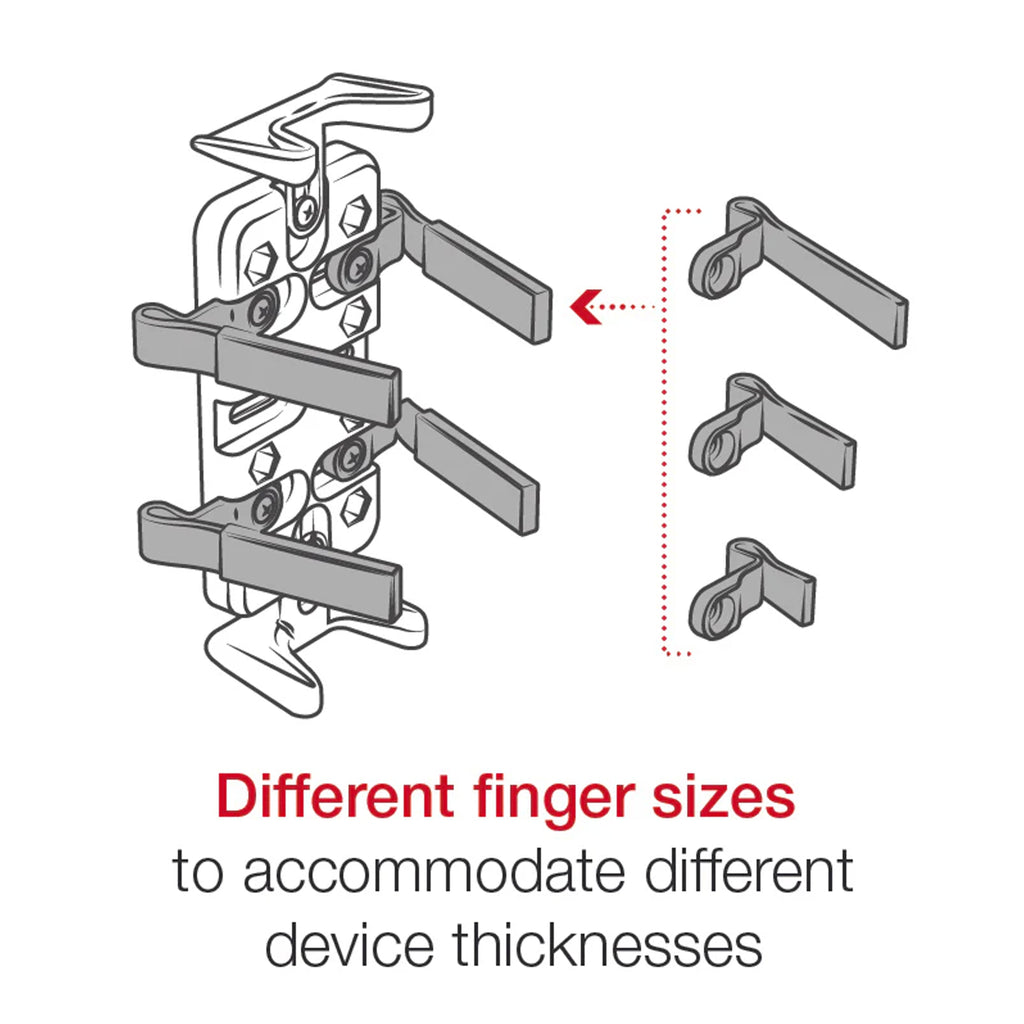 RAM-B-408-75-1-UN4U:RAM-B-408-75-1-UN4U_1:RAM® Finger-Grip™ Universal Mount with Medium Torque™ Base