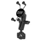 RAM-B-408-75-1-UN7U:RAM-B-408-75-1-UN7U_1:RAM® X-Grip® Phone Mount with RAM® Torque™ Medium Rail Base - Medium