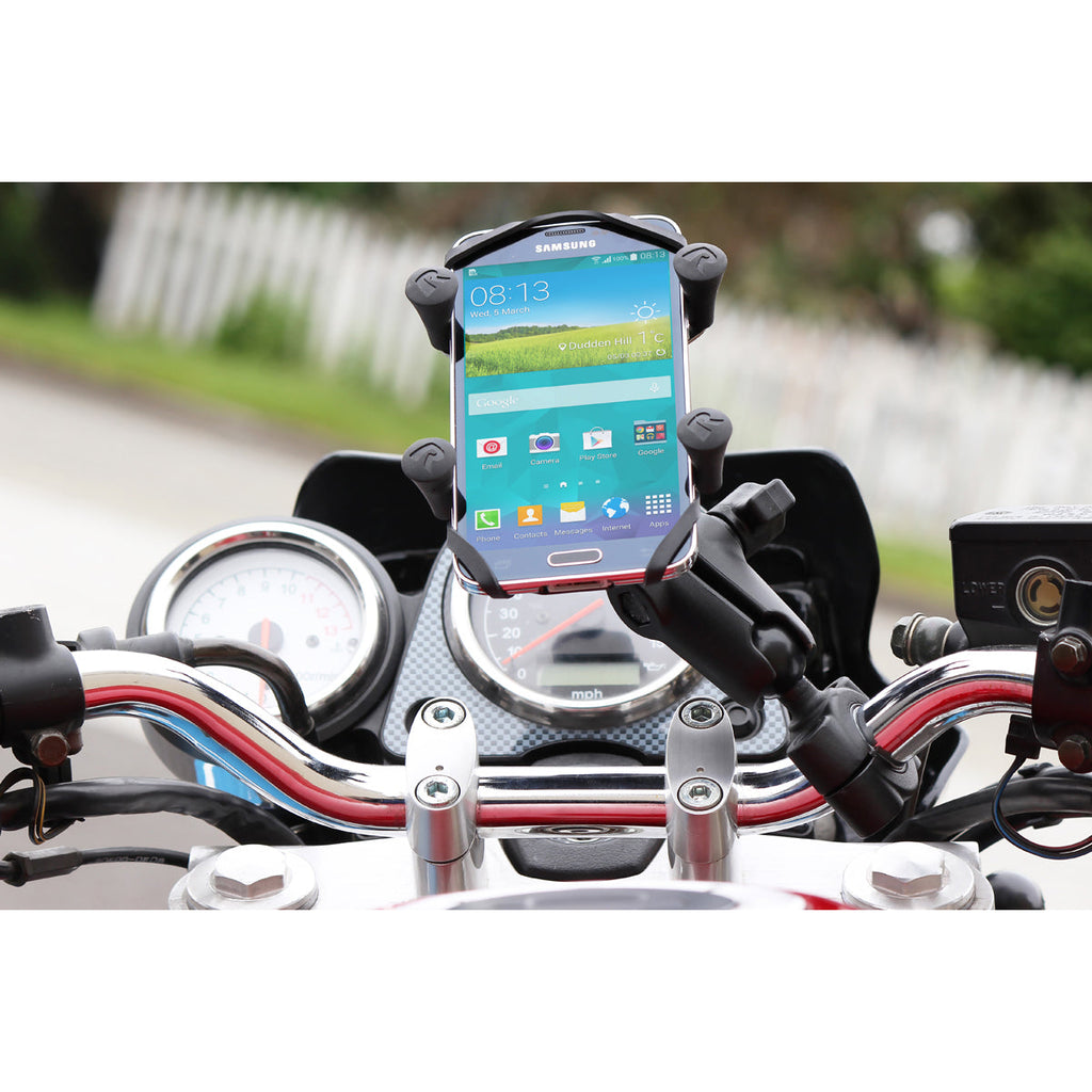 RAM-B-408-75-1-UN7U:RAM-B-408-75-1-UN7U_1:RAM® X-Grip® Phone Mount with RAM® Torque™ Medium Rail Base - Medium