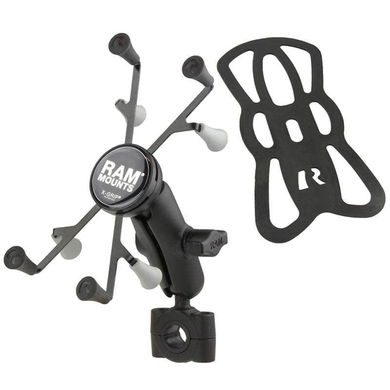 RAM-B-408-75-1-UN8U:RAM-B-408-75-1-UN8U_1:RAM® X-Grip® with RAM® Torque™ Medium Rail Base for 7"-8" Tablets