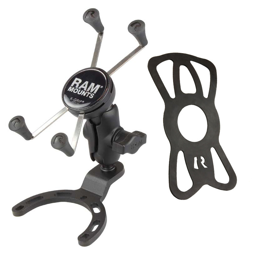 RAM-B-410-A-UN10BU:RAM-B-410-A-UN10BU_1:RAM® X-Grip® Large Phone Mount with Small Gas Tank Base