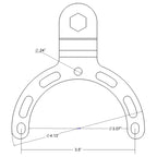 RAM-B-410-A-UN7BU:RAM-B-410-A-UN7BU_1:RAM® X-Grip® Phone Mount with Small Gas Tank Base