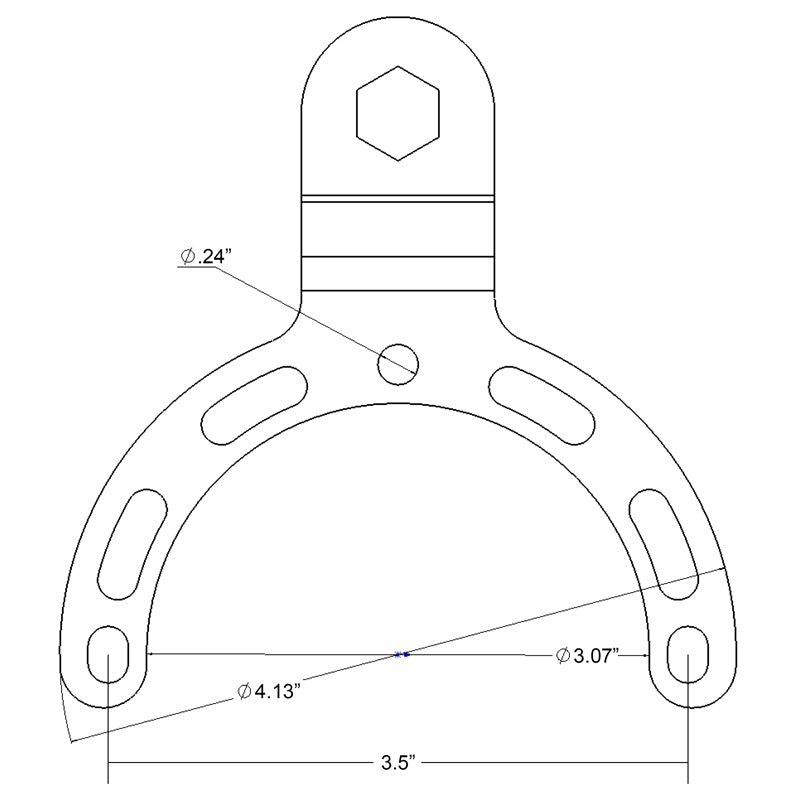 RAM-B-410U:RAM-B-410U_1:RAM® Small Gas Tank Ball Base for Motorcycles