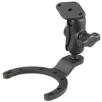 RAM-B-411-A-238U:RAM-B-411-A-238U_1:RAM® Large Gas Tank Mount with Diamond Plate