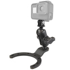 RAM-B-411-A-GOP1U:RAM-B-411-A-GOP1U_1:RAM® Large Gas Tank Mount with Universal Action Camera Adapter