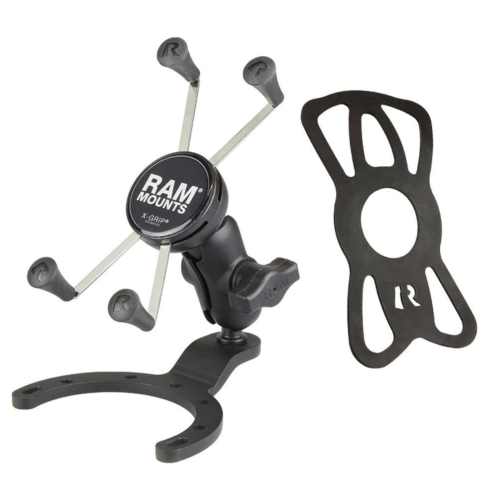 RAM-B-411-A-UN10BU:RAM-B-411-A-UN10BU_1:RAM® X-Grip® Large Phone Mount with Large Gas Tank Base