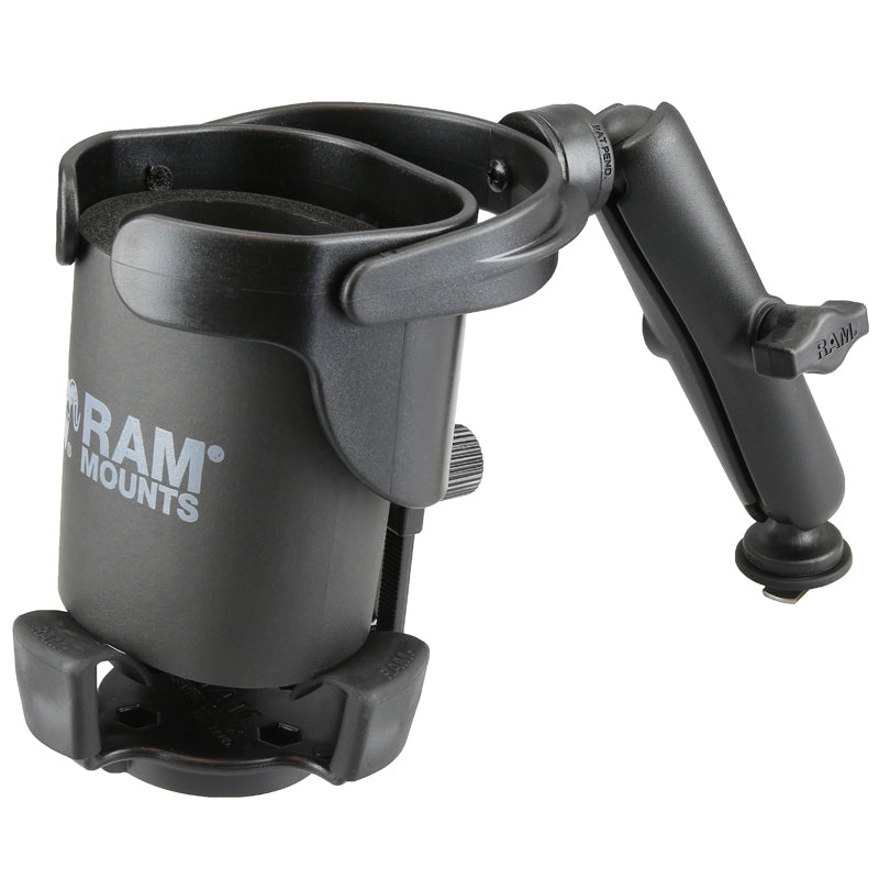 RAM-B-417B-C-354-TRA1U:RAM-B-417B-C-354-TRA1U_1:RAM® Level Cup™ XL 32oz Drink Holder with RAM® Track Ball™ Base