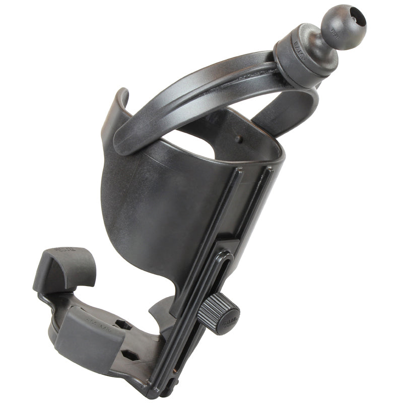 RAM-B-417B-C-354-TRA1U:RAM-B-417B-C-354-TRA1U_1:RAM® Level Cup™ XL 32oz Drink Holder with RAM® Track Ball™ Base
