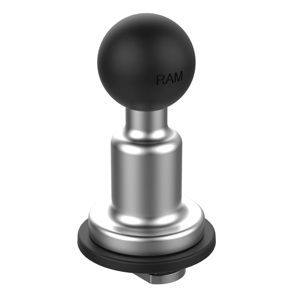 RAM-B-463-TRA1U:RAM-B-463-TRA1U_1:RAM® Aluminum Track Ball Base with T-Bolt Attachment - B Size
