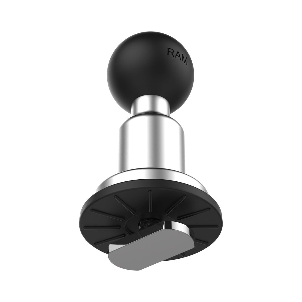 RAM-B-463-TRA1U:RAM-B-463-TRA1U_1:RAM® Aluminum Track Ball Base with T-Bolt Attachment - B Size