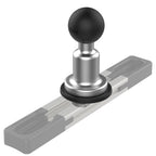 RAM-B-463-TRA1U:RAM-B-463-TRA1U_1:RAM® Aluminum Track Ball Base with T-Bolt Attachment - B Size