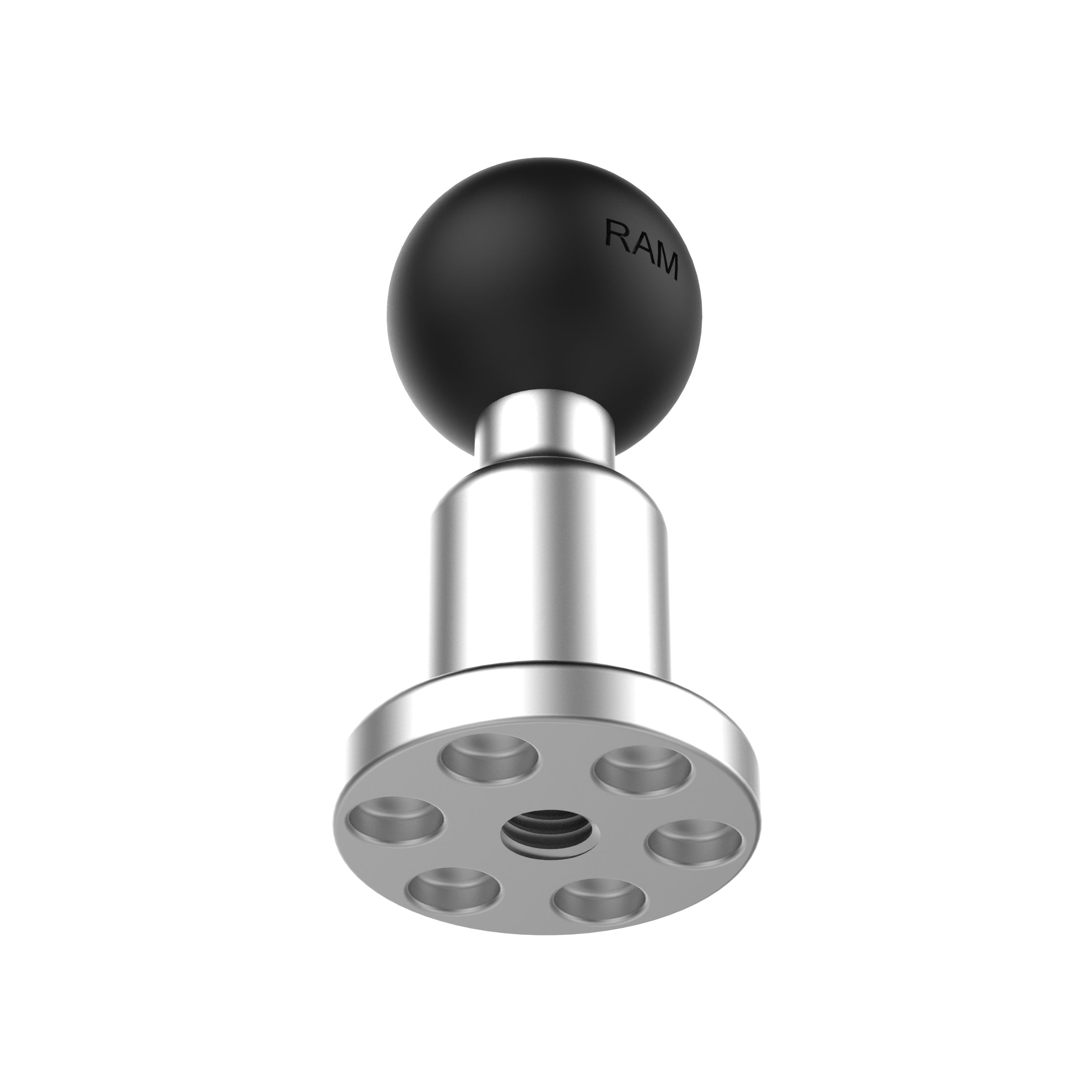 RAM-B-463U:RAM-B-463U_1:RAM® Aluminum Pin-Lock Ball Adapter with 1/4"-20 Female Thread - B Size
