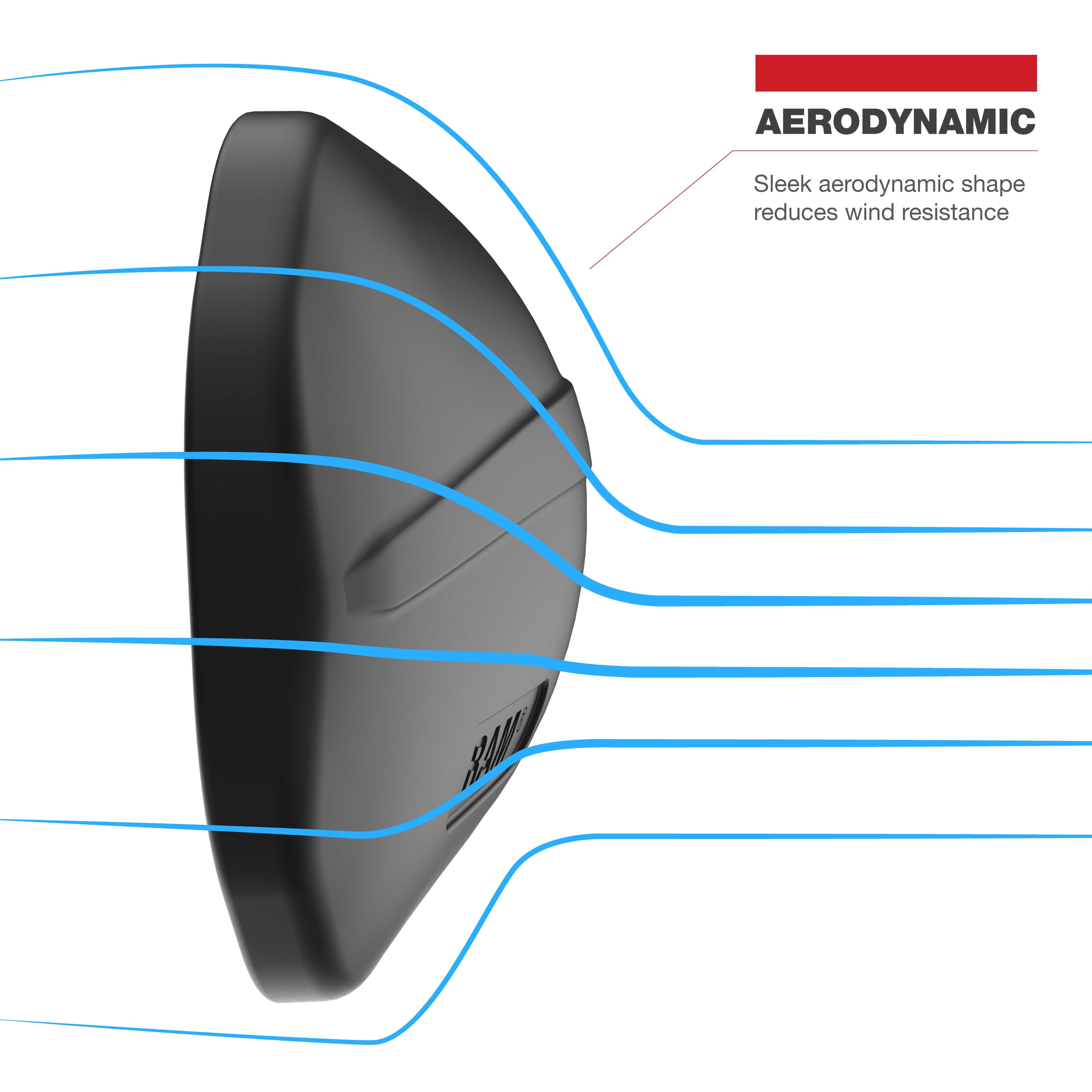 RAM-B-465LU:RAM-B-465LU_1:RAM® Tough-Mirror™ Left Mirror with Ball