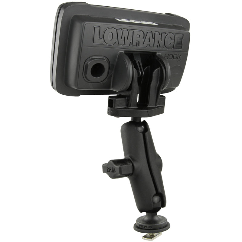 RAM-B-LO12-354-TRA1:RAM-B-LO12-354-TRA1_1:RAM® Track Ball™ Mount for Lowrance Eagle 4 & 5, Hook² & Reveal Series