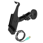 RAM-B-MAG66-SAM9PU:RAM-B-MAG66-SAM9PU_1:RAM® EZ-Roll'r™ Powered  Magnetic Mount for Samsung XCover Pro