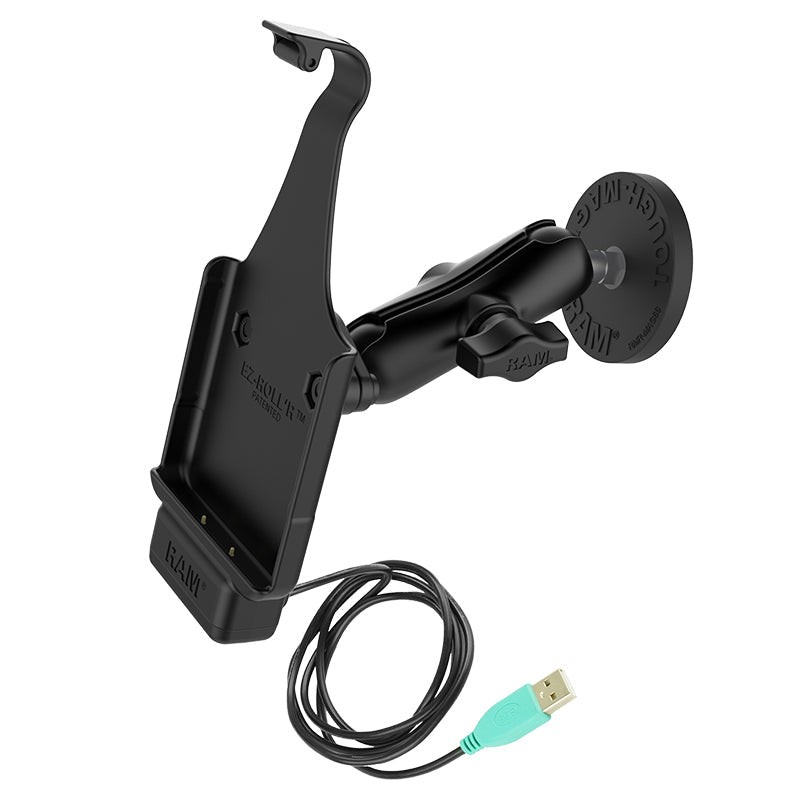 RAM-B-MAG66-SAM9PU:RAM-B-MAG66-SAM9PU_1:RAM® EZ-Roll'r™ Powered  Magnetic Mount for Samsung XCover Pro