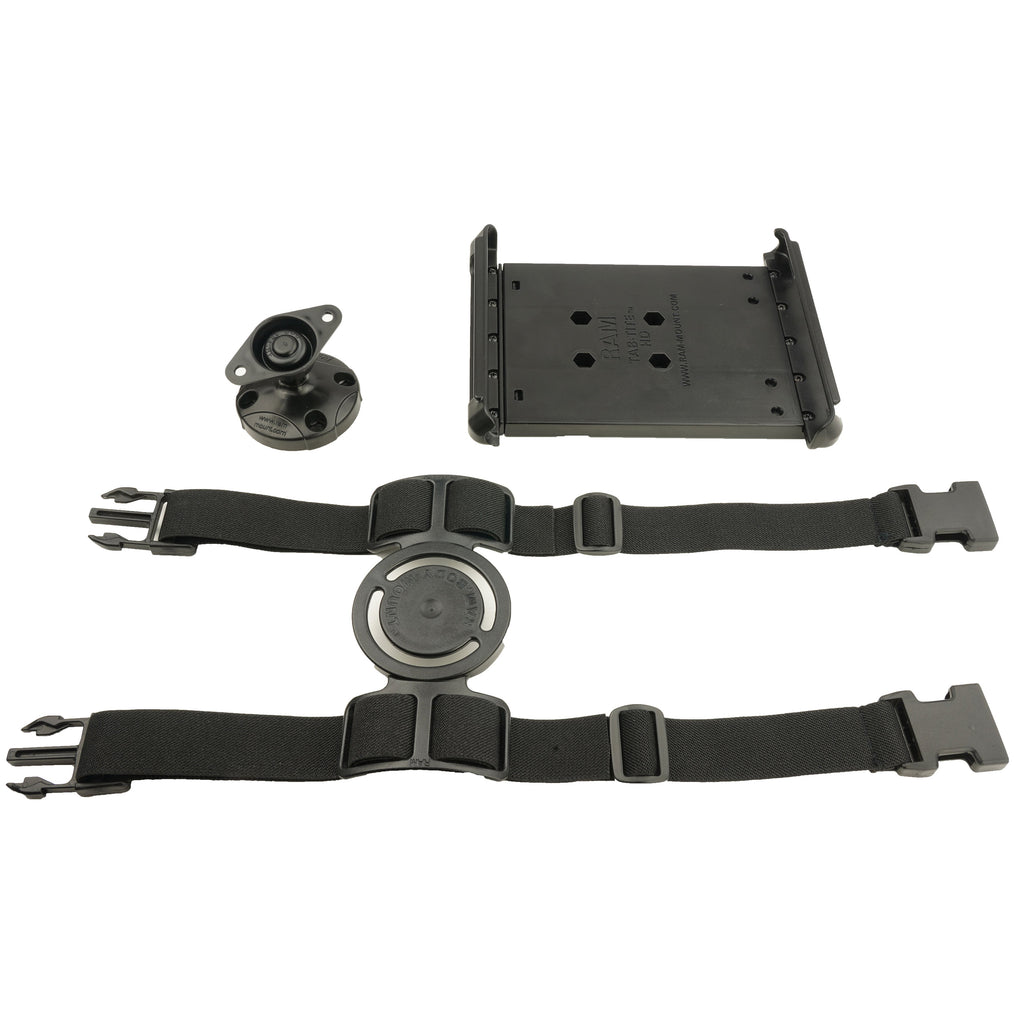 RAM-BM-L1-SB1-TAB2U:RAM-BM-L1-SB1-TAB2U_1:RAM® Tab-Tite™ with Kneeboard Mount for iPad mini Series + More