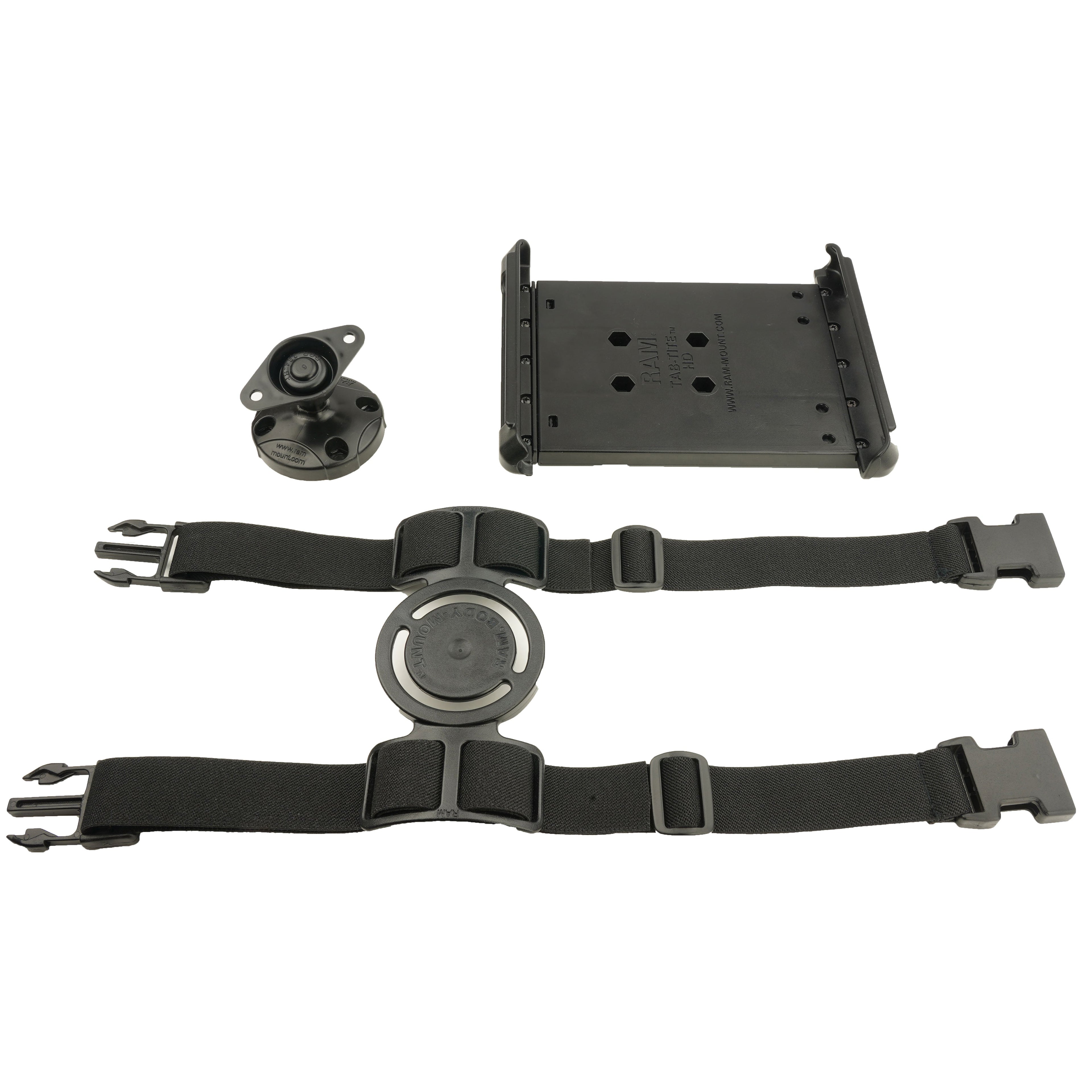 RAM-BM-L1-SB1-TAB2U:RAM-BM-L1-SB1-TAB2U_1:RAM® Tab-Tite™ with Kneeboard Mount for iPad mini Series + More