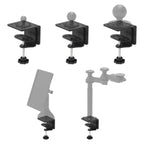 RAM-CC1U:RAM-CC1U_1:RAM® Heavy Duty C-Clamp Base For Ball Bases & Pedestal Mounts