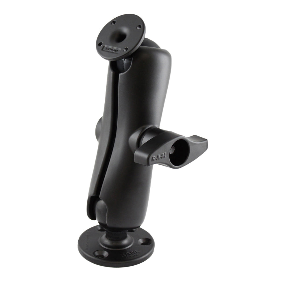 RAM-D-101-254U:RAM-D-101-254U_1:RAM® Ball Mount with Round AMPS Plate and Large Round Plate - Medium