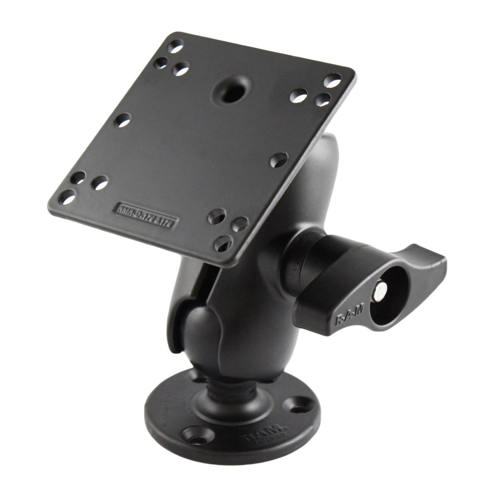 RAM-D-101-C-ID1U:RAM-D-101-C-ID1U_1:RAM® Double Ball Mount with 100x100mm VESA Plate - D Size Short