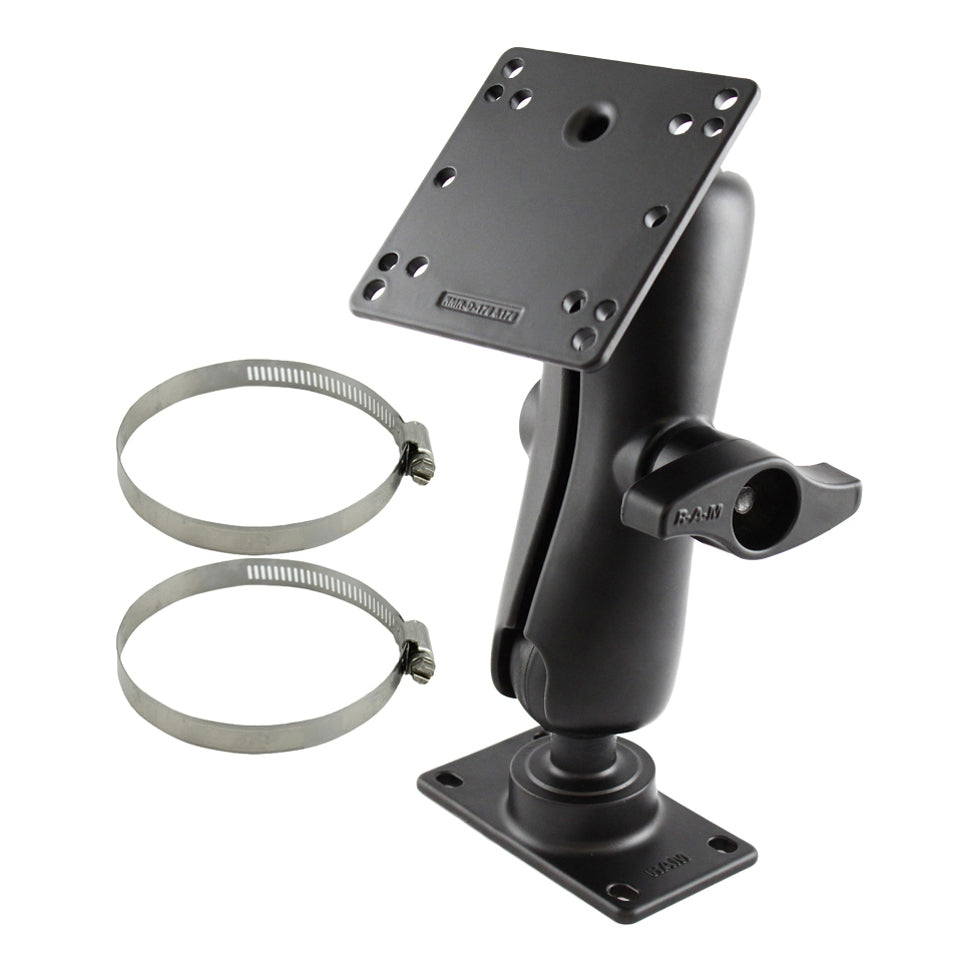 RAM-D-101-ID2U:RAM-D-101-ID2U_1:RAM® Double Ball Mount with 100x100mm VESA Plate & 50x100mm VESA Plate