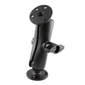 RAM-D-101-MIU:RAM-D-101-MIU_1:RAM® Universal Double Ball Mount with Two Round Plates and Jam Nut