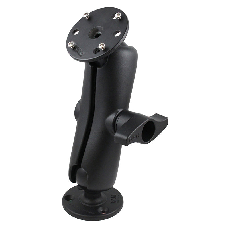 RAM-D-101-RM1U:RAM-D-101-RM1U_1:RAM® Double Ball Mount for Raymarine A50, A50D, A57D & A70