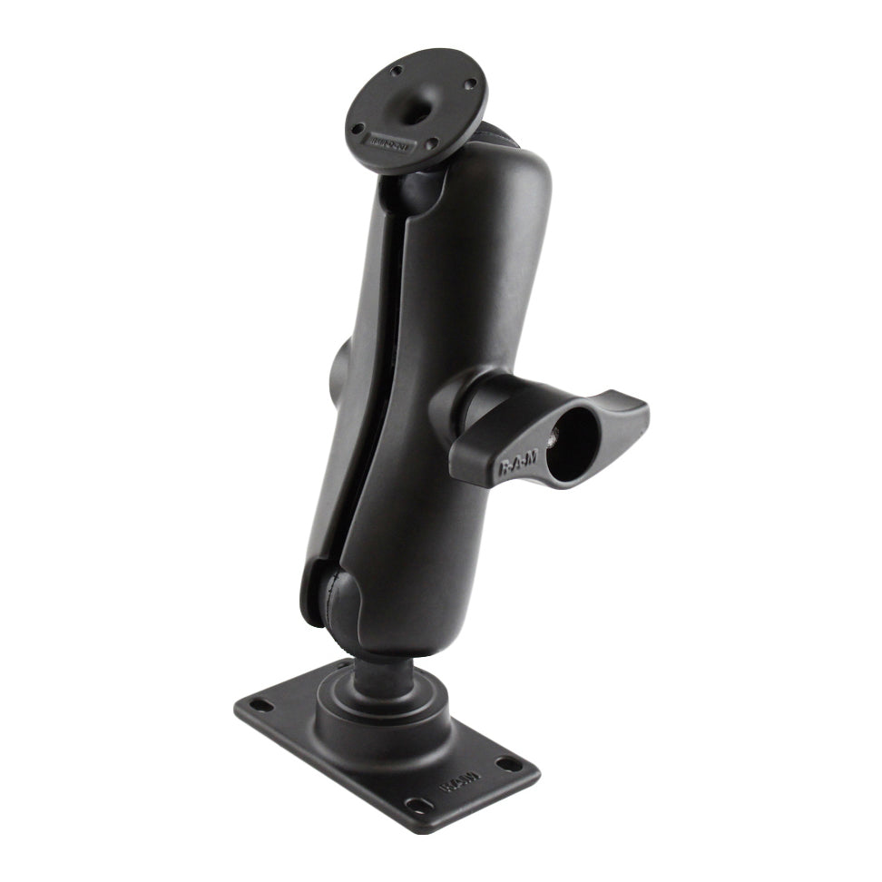 RAM-D-101U-243:RAM-D-101U-243_1:RAM® Double Ball Mount with 50x100mm VESA Plate - Medium