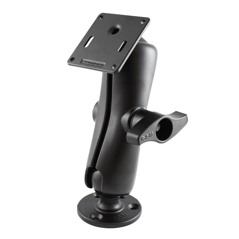 RAM-D-101U-2461:RAM-D-101U-2461_1:RAM® Double Ball Mount with 75x75mm VESA Plate - D Size Medium