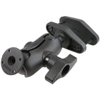 RAM-D-101U-C-247-4:RAM-D-101U-C-247-4_1:RAM® 4" Square Post Clamp Mount with Round AMPS Plate - D Size